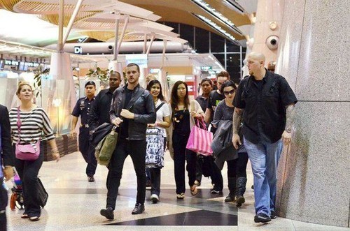 Evanescence @ the airport - Kuala Lumpur, MY
