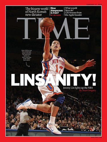 Jeremy Lin on Time Magazine Cover