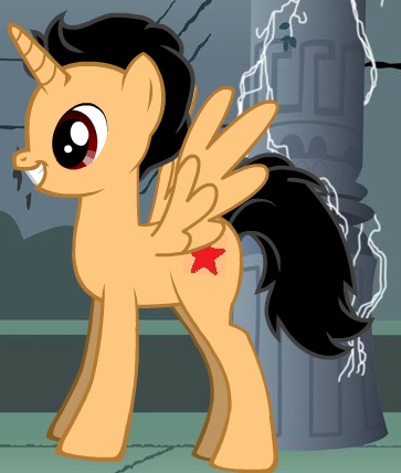  My gppony, pony OC Redstar in all 4 forms