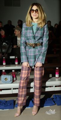 Nicola at the Mark Fast show during London Fashion Week. [20/02/12]