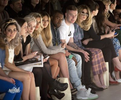 Nicola at the Mark Fast show during London Fashion Week. [20/02/12]