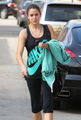 Nikki Reed leaving the gym in Studio City, California - February 20, 2012. - nikki-reed photo