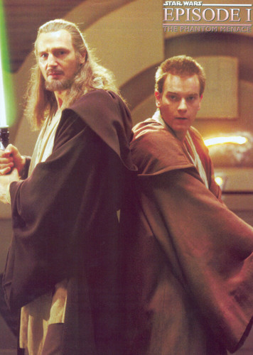 Qui Gon Jinn and Obi Wan Kenobi