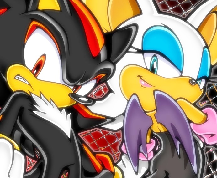 Shadow and Rouge Wallpaper