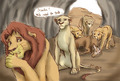Simba caught - the-lion-king fan art