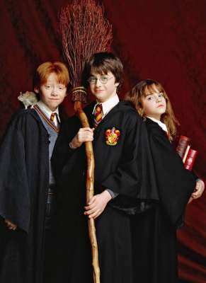 The trio - Harry Potter and the Philosophers stone