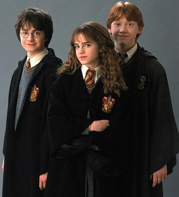 The trio - Harry Potter and the chamber of secrets