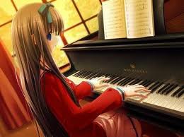  Viva with her 피아노