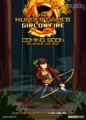‘The Hunger Games: Girl on Fire’ iOS Game Pixel Poster - the-hunger-games photo