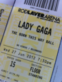 Born This Way Ball Tour tickets - lady-gaga photo