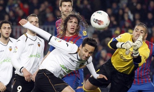 Carles Puyol: FC Barcelona (5) v Valencia CF (1) - La Liga