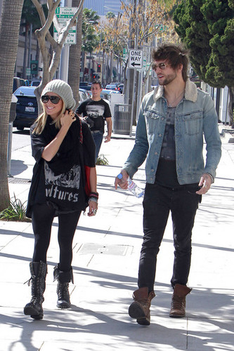 FEBRUARY 23RD- Ashley and Martin Johnson shopping in Beverly Hills