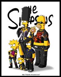 Goth Simpsons - Goth cartoon characters Photo (29373473) - Fanpop