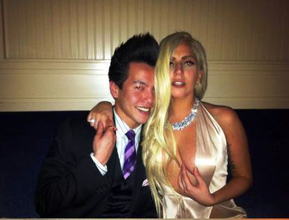 Lady Gaga at The French Laundry in Napa Valley with a peminat