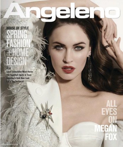  Megan শিয়াল covers Miami and Angeleno Magazines