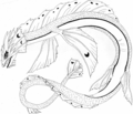 My Sea Serpent - drawing photo