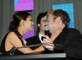 Nian at Elton John's Oscars Viewing Party - ian-somerhalder-and-nina-dobrev photo