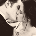 bella and edward kiss after the wedding - twilight-series fan art