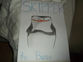 skipper the boss  - penguins-of-madagascar fan art