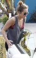 2012 > February > Leaving A Pilates Class In Los Angeles [29th February] - miley-cyrus photo