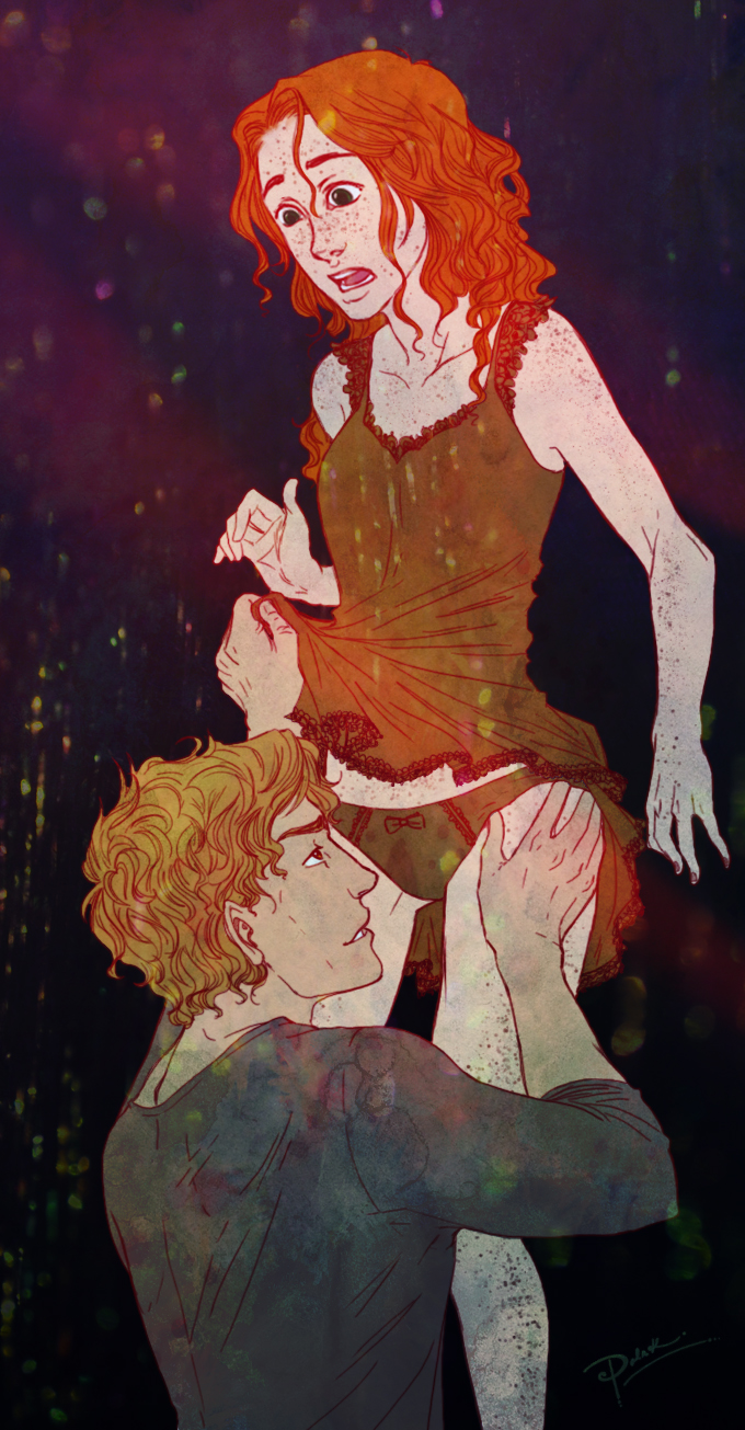 mortal na mga instrumento tagahanga Art: Clary and Jace.