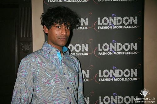 Emmanuel Ray at London Fashion Week February 2012