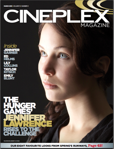  Jen on the March cover of Cineplex Magazine