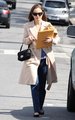 On the way to a business meeting at Square One Dining, LA (February 29th 2012) - natalie-portman photo