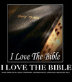 i love the bible - atheism photo