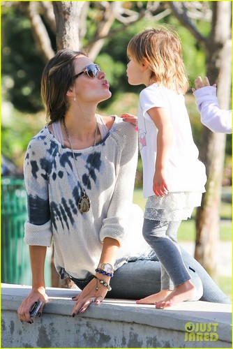 Alessandra Ambrosio & Anja: Playground Kisses!