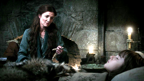 Bran and Catelyn Stark