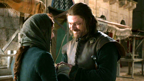 Catelyn and Eddard Stark