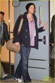Jared Padalecki and Jensen Ackles arrive at the airport  - supernatural photo