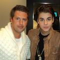 Justin and Sophia Grace’s father backstage on The Ellen Show ☺ - justin-bieber photo