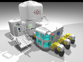 NASA Deep Space Habitat Module and Rover - lego photo