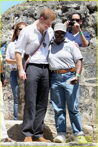Prince Harry Tours the Mayan Temples in Belize