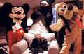 Young Prince Jackson with Mickey Mouse and Doofy cute - michael-jackson photo