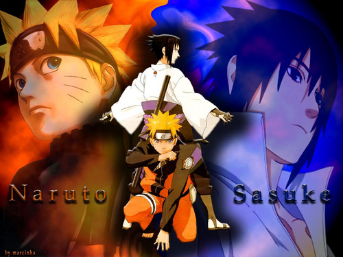  sasuke and naruto  