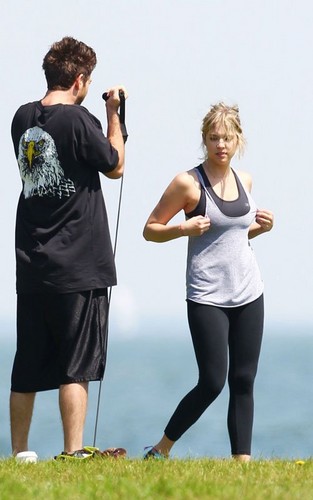 Ashley Benson working out in St Petersburg, FL