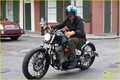 Brad Pitt Rides His Bike in the Big Easy - brad-pitt photo