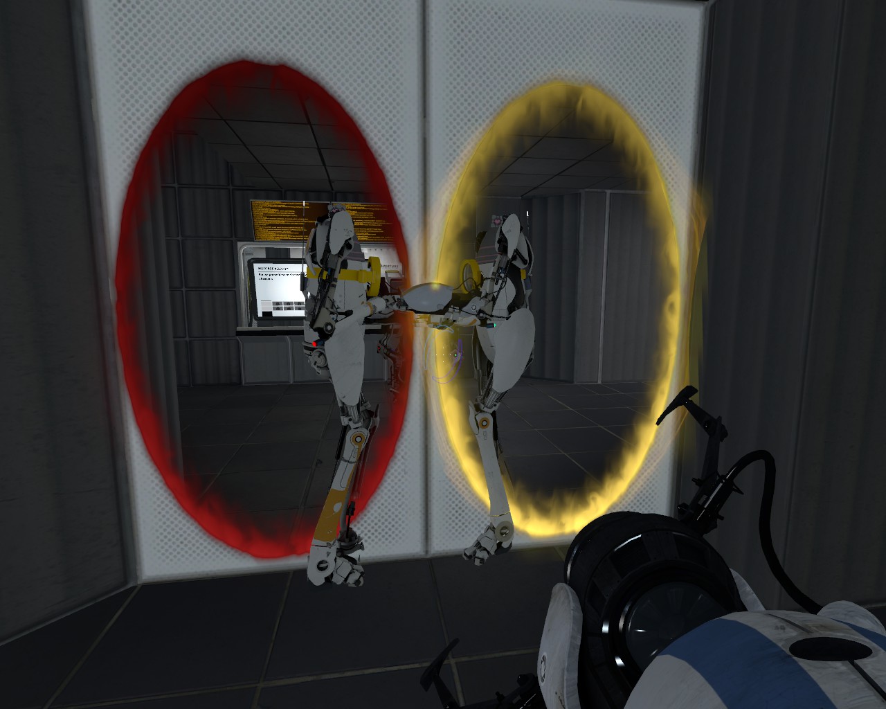 Portal 2 вдвоем на одном компьютере фото 113