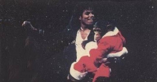  Michael Jackson and Bubbles