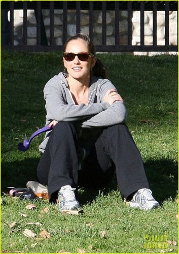  Minka Kelly Plays With Chewy at the Park