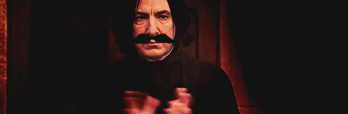 Snape with a moustache