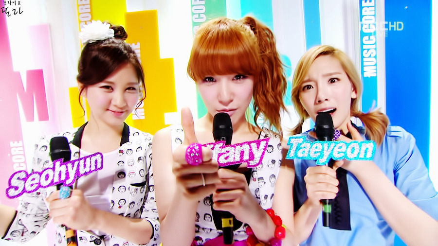 Taeyeon Tiffany Seohyun @ Music Core  - s%E2%99%A5neism 