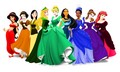 The Multicoloured Princesses - disney-princess photo