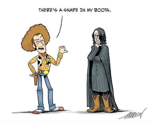 There's a Snape in my boots