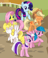 What's with these strange colors? - my-little-pony-friendship-is-magic fan art