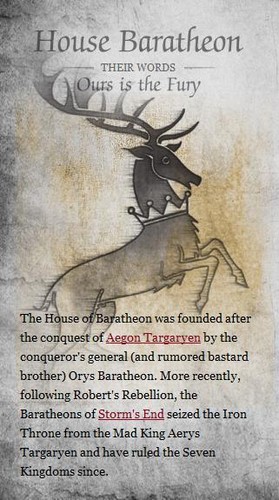  house Baratheon info