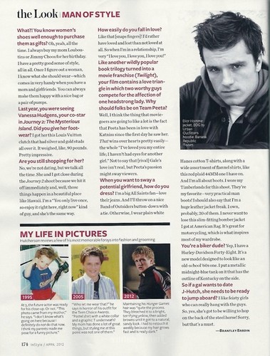  Josh in InStyle Magazine